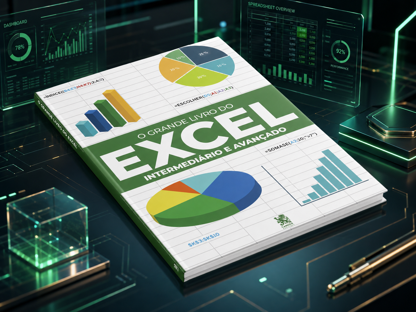 Capa do livro O Grande Livro do Excel — Intermediário e Avançado